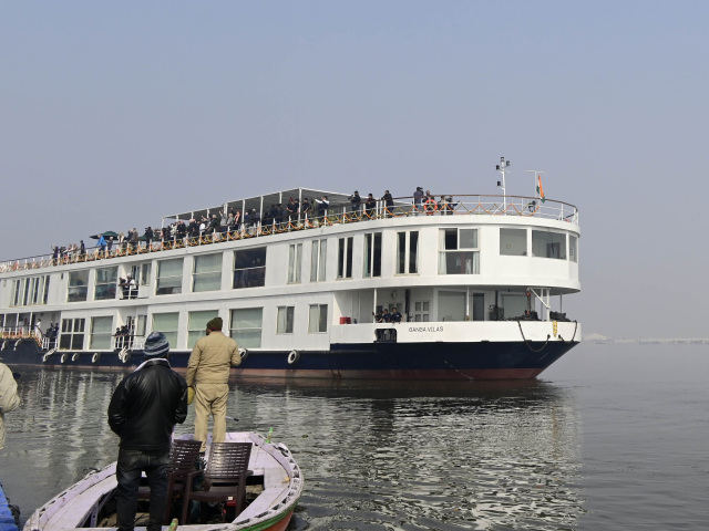 India, loď, MV Ganga Vilas