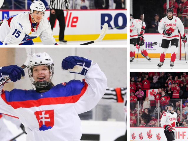 Nela Lopušanová, Connor Bedard, Shane Wright