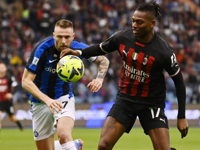 Milan Škriniar, Rafael Leao
