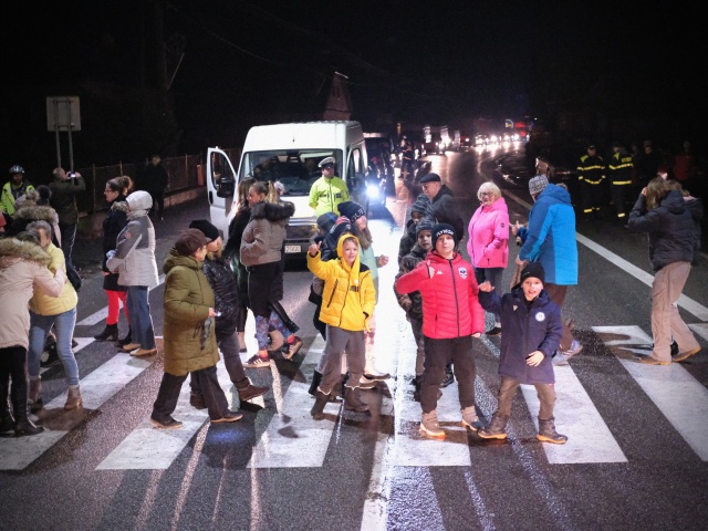 protest ceny energií Staré Hory