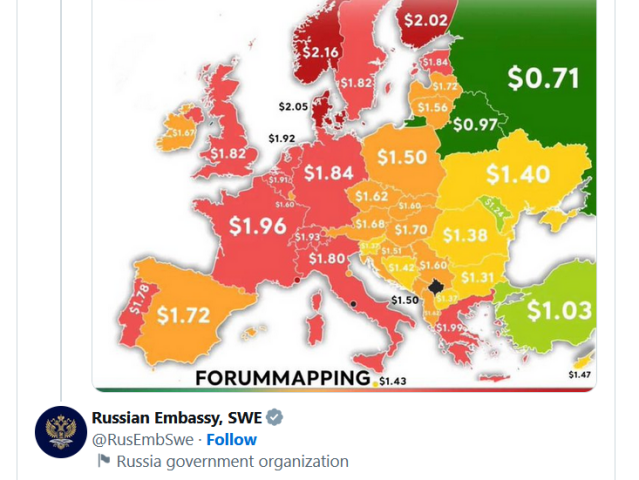 Ruská ambasáda vo švédsku / Ruské veľvyslanectvo vo Švédsku /