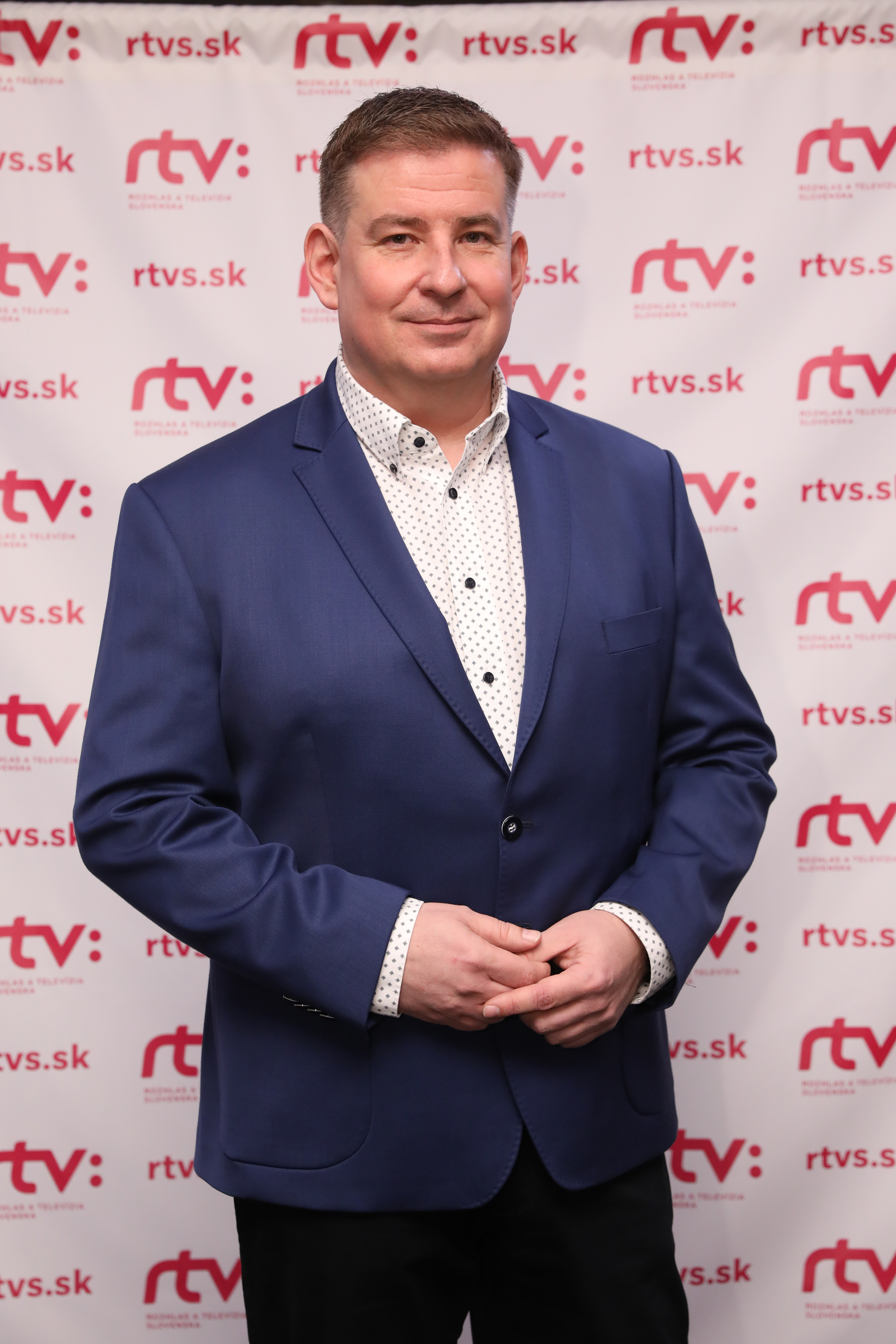 Patrik Herman na podujatí RTVS, počas ktorého televízia predstavila novinky vo vysielaní.