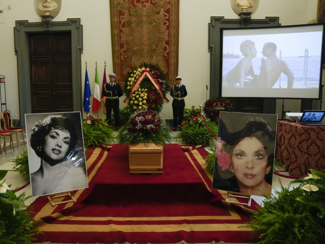 Gina Lollobrigida pohreb