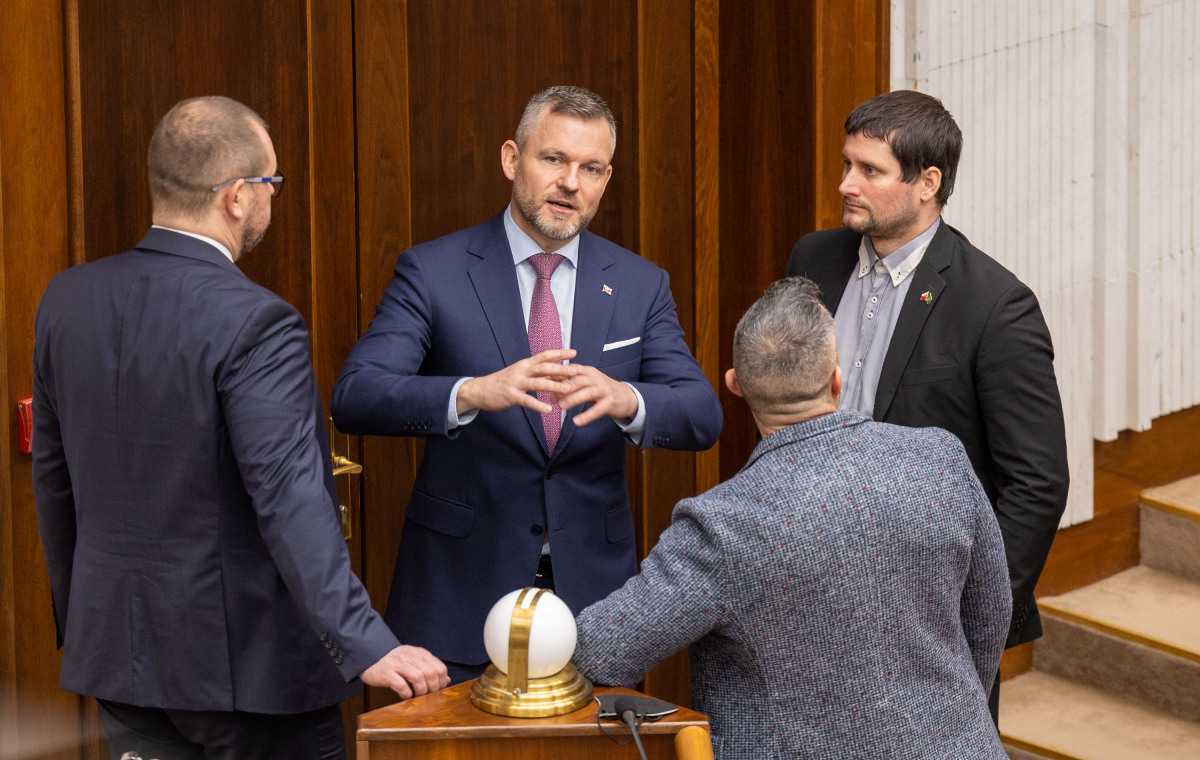 parlament, rokovanie, Peter Pellegrini, Martin Beluský
