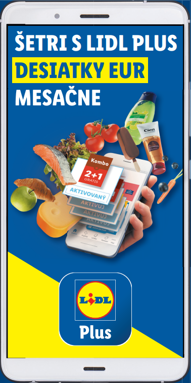Digitálna karta Lidl Plus.