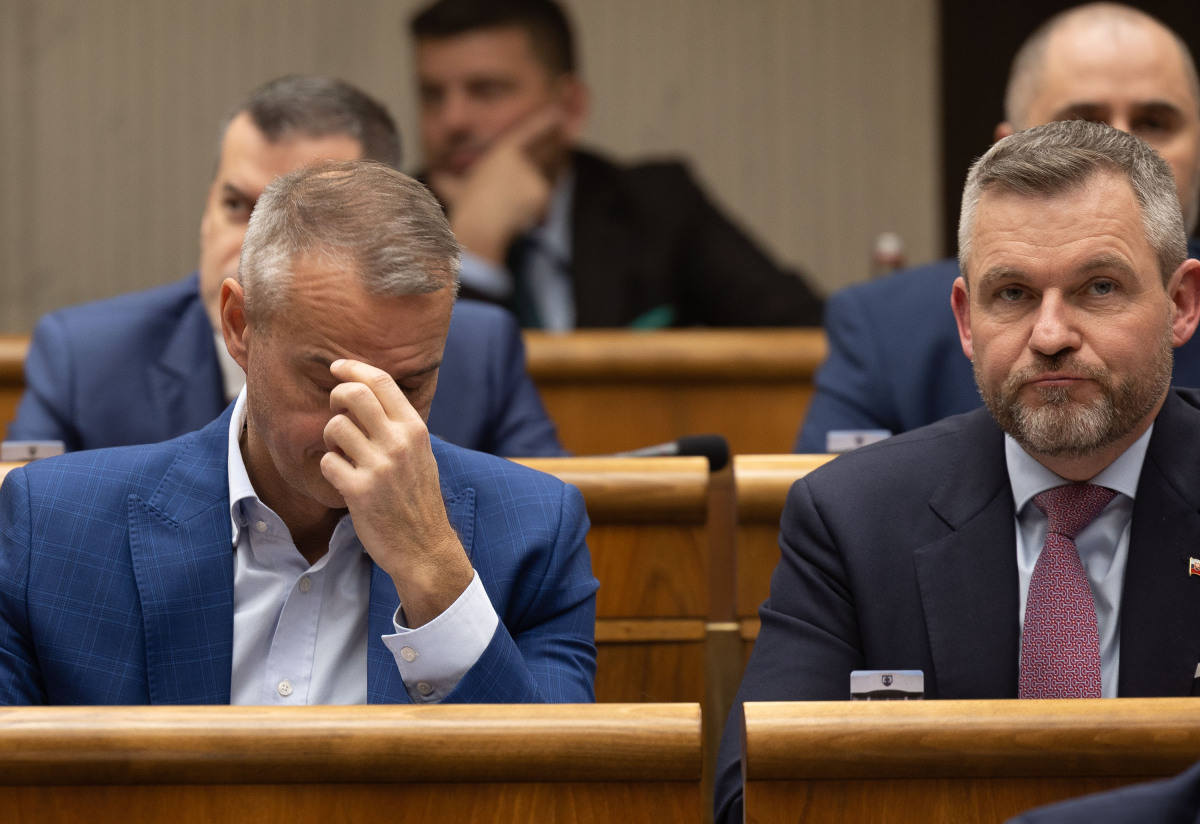 Robert Fico, Peter Pellegrini, Boris Kollár, Peter Pčolinský, Richard Sulík, Anna Zemanová, parlament