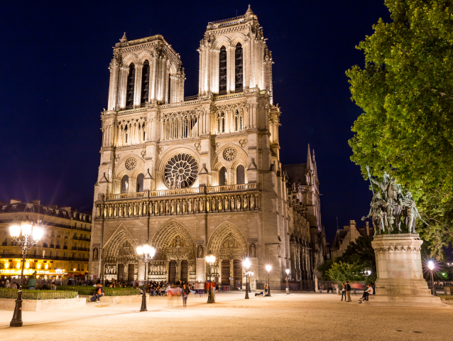 katedrála Notre Dame, Paríž, Francúzsko, 