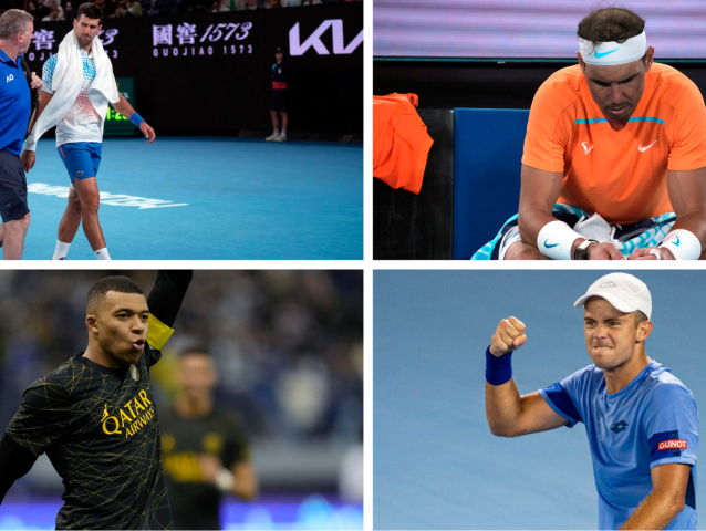 djokovič, mbappé, nadal, coaucaud
