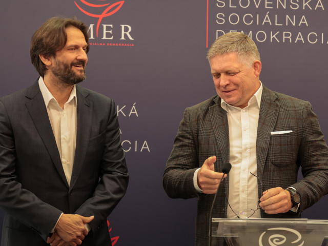 Robert Fico, Robert Kaliňák, Tibor Gašpar, Smer