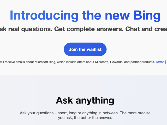 Bing, Microsoft, umelá inteligencia,