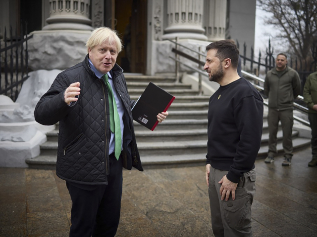 Boris Johnson / Volodymyr Zelenskyj /