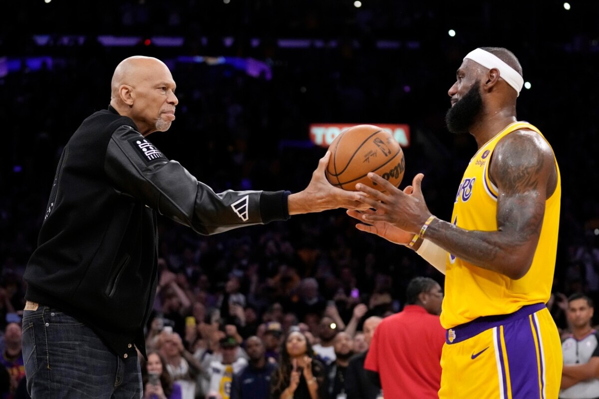 LeBron James Kareem Abdul-Jabbar