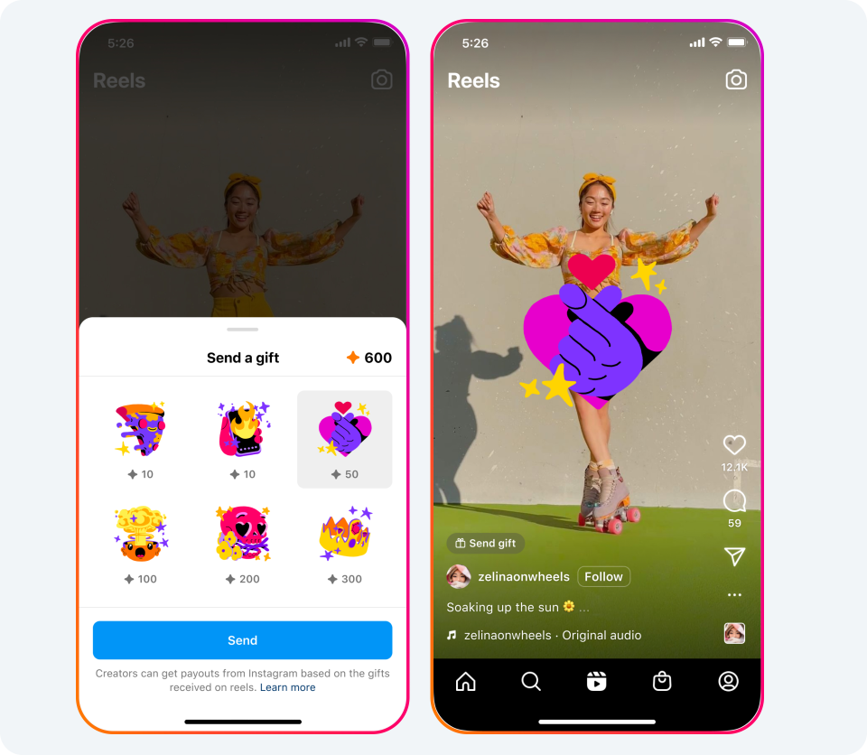 Instagram Gifts
