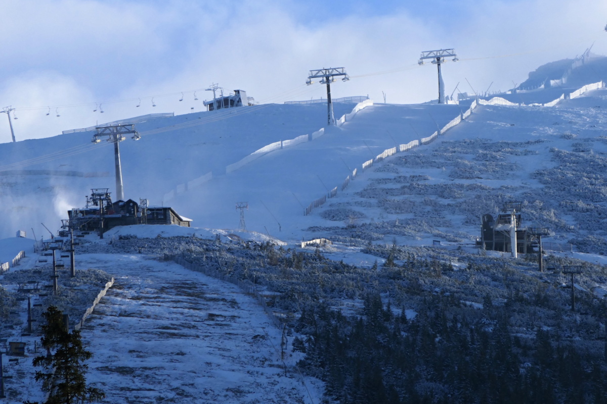 Jasná Nízke Tatry Lyžovanie Stredisko Svah Zasnežovanie