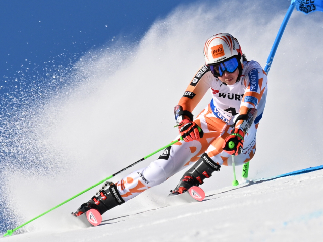 Francúzsko Lyžovanie MS obrovský slalom ženy 1. kolo