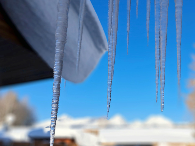 Vysoké Tatry zima sneh Štrba, cencúle