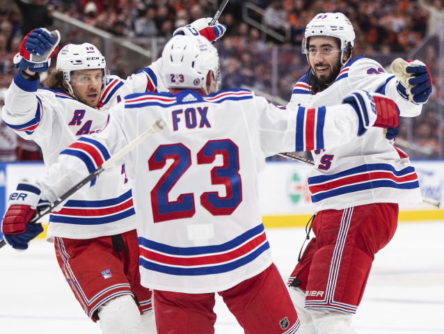 Rangers Oilers Hockey