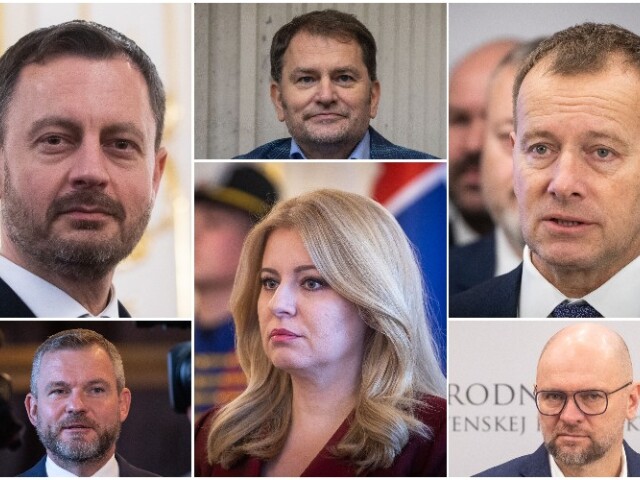 čaputová, heger, kollár, matovič, sulík