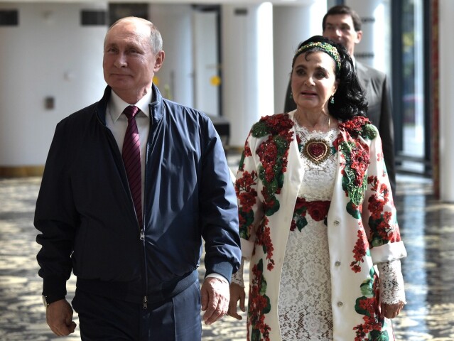 Irina Vinerová a Vladimir Putin