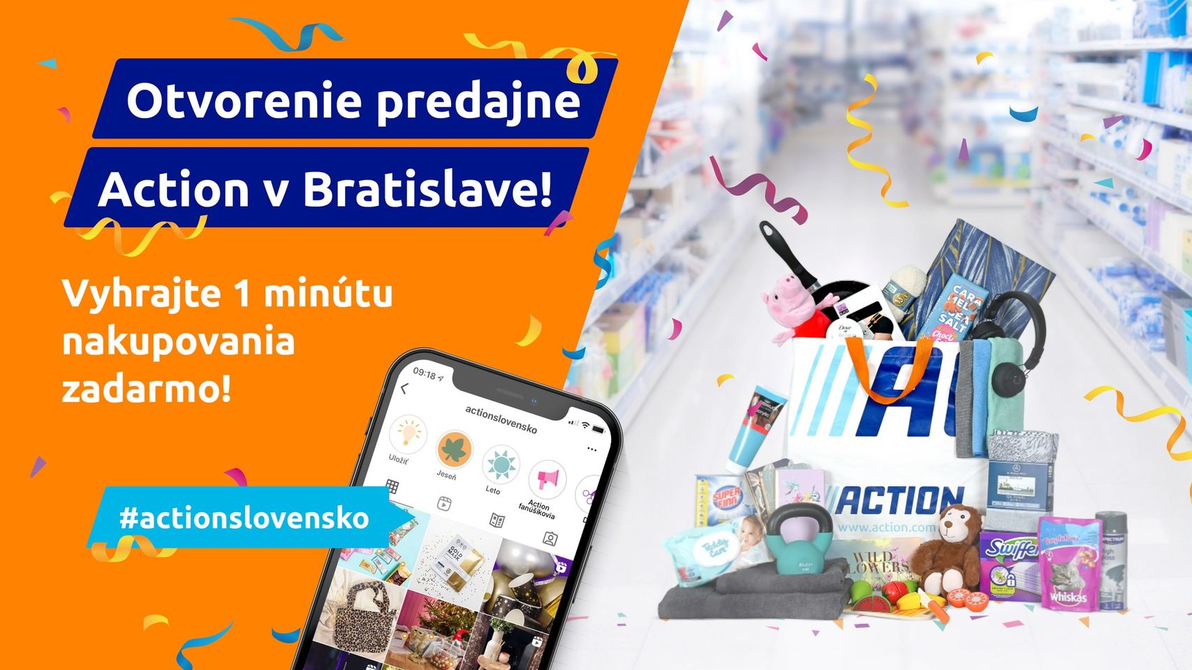 Action pri príležitosti otvorenia predajne v Bratislave pripravil pre zákazníkov súťaž.