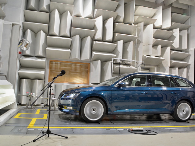Škoda - aeroakustický tunel