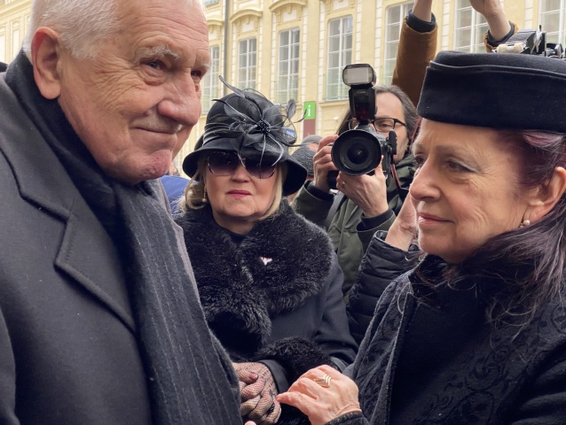 Jakubisko Pohreb Václav Klaus Deana Horváthová