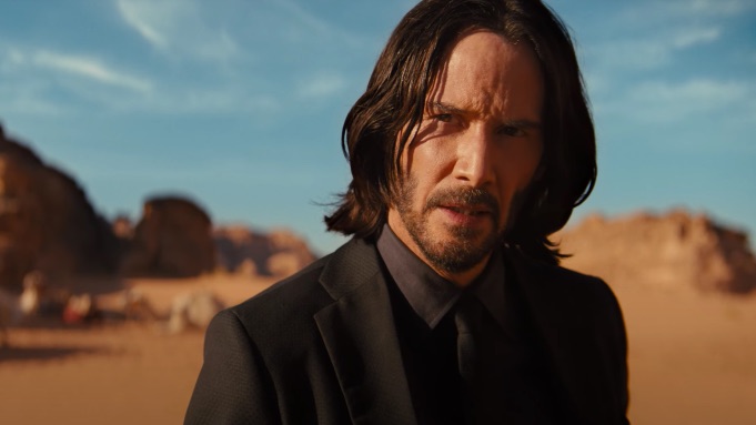 Keanu Reeves ako John Wick.