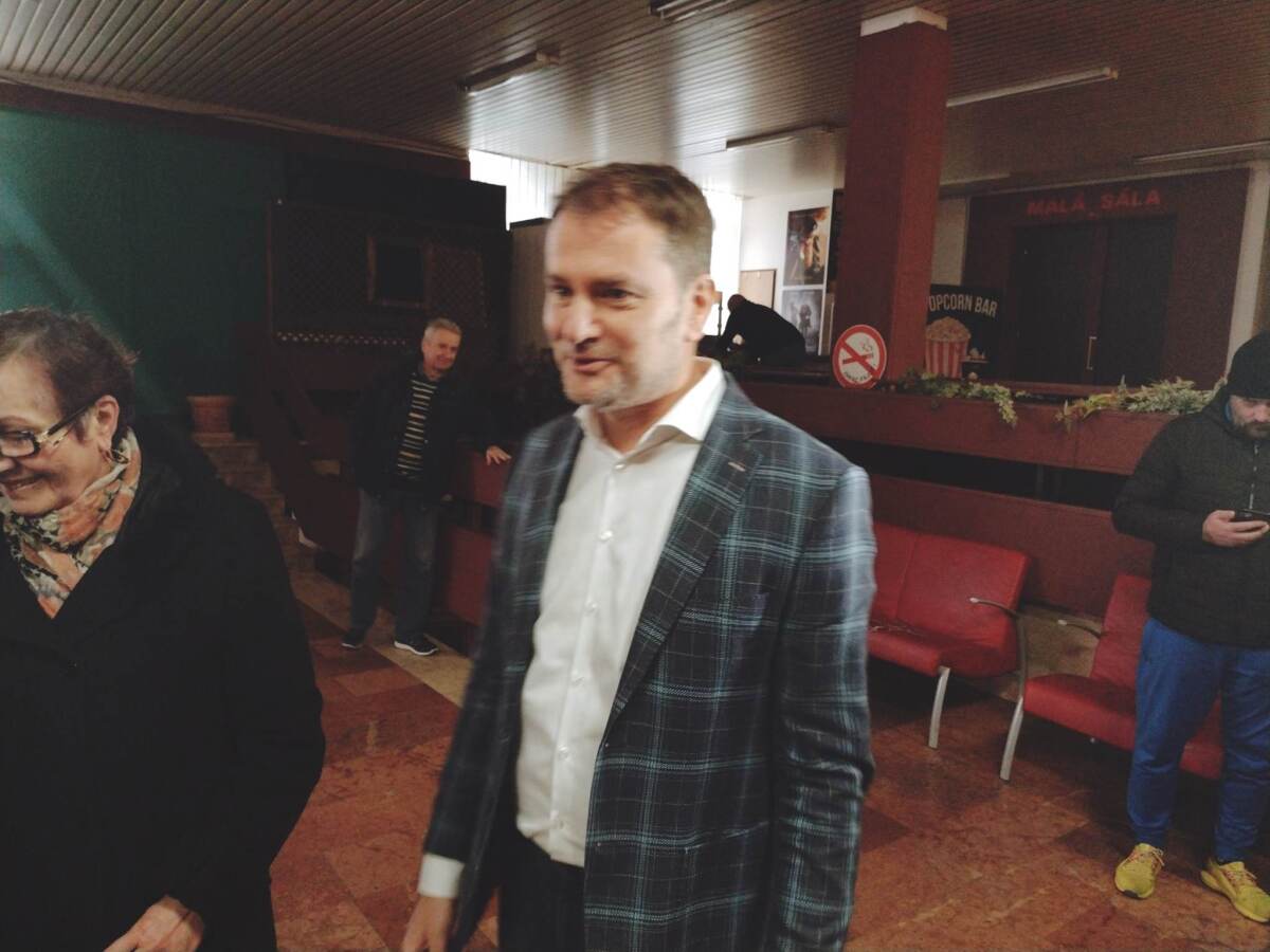 Igor Matovič na debate v Michalovciach