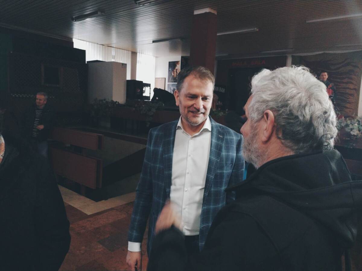 Igor Matovič na debate v Michalovciach