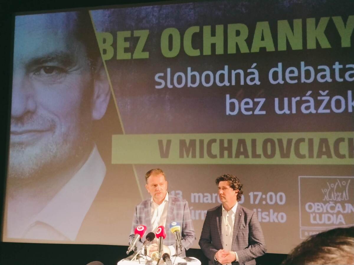 Igor Matovič v Michalovciach