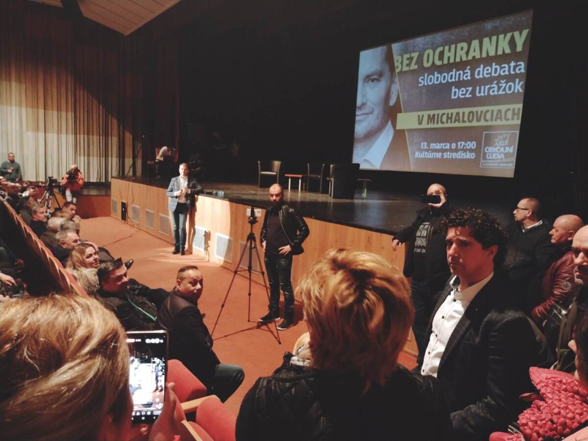 Igor Matovič v Michalovciach