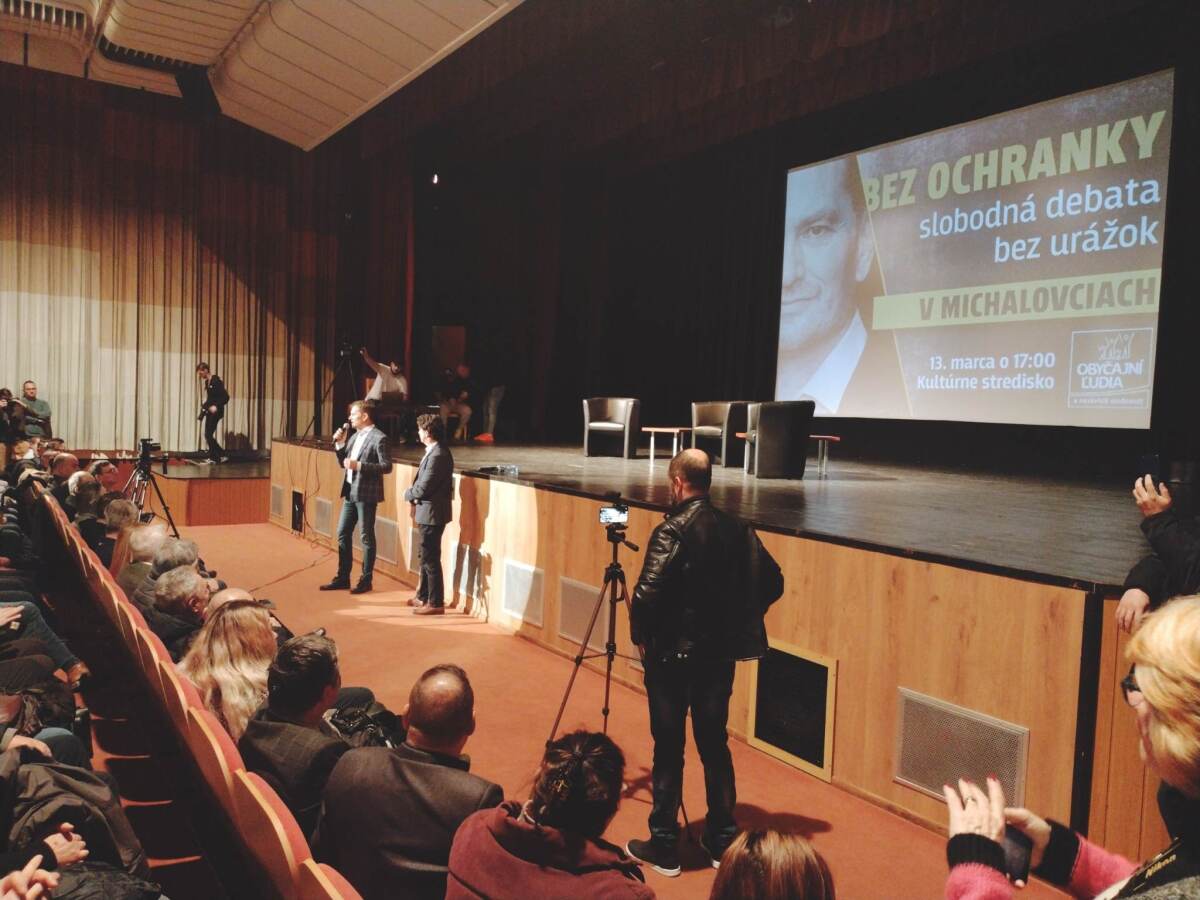 Igor Matovič v Michalovciach