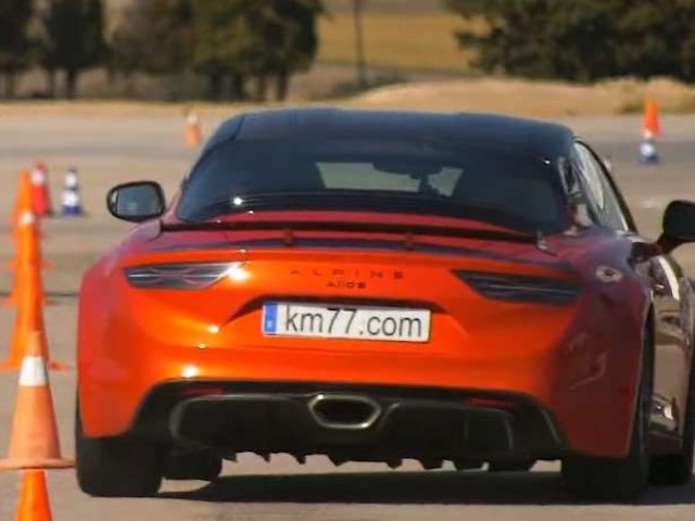 Alpine A110 S - losí test 2023