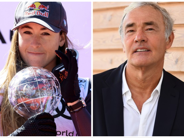 Sofia Goggiová a Massimo Giletti