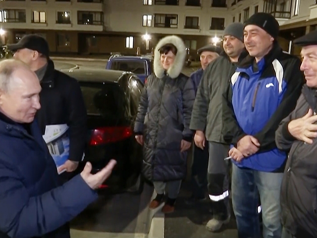 Ukrajina Rusko Putin Mariupol návšteva