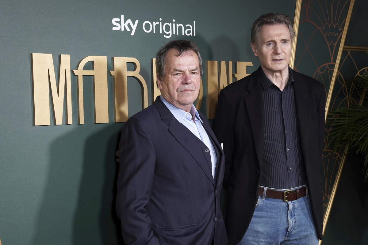 Neil Jordan (vľavo) a herec Liam Neeson