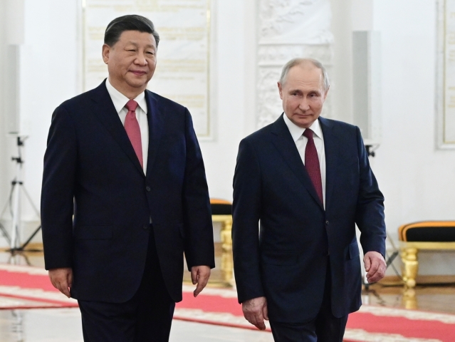 Rusko Čína Putin Si Ťin-pching