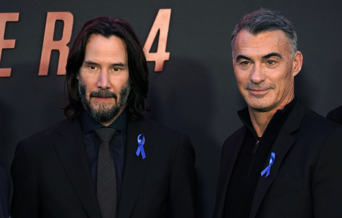 Keanu Reeves (vľavo) aj režisér Chad Stahelski