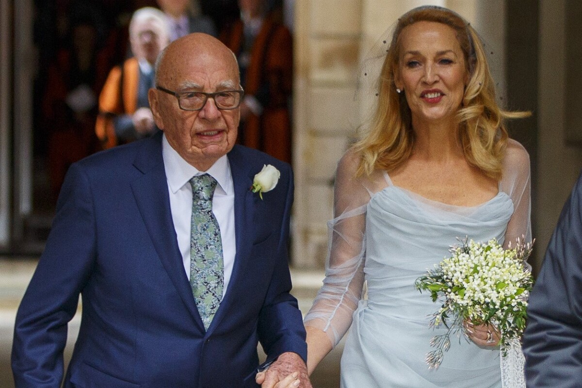 Rupert Murdoch a Jerry Hall