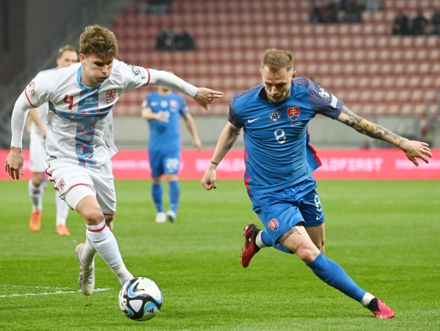 SR Trnava šport futbal ME 2024 kval. J Luxembursko TTX