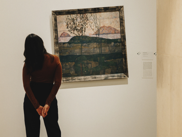 muzeum leopold vieden, schiele, zapadajuce slnko