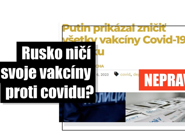 Rusko HOAXAFP Covid-19 vakcína likvidácia AIDS Putin