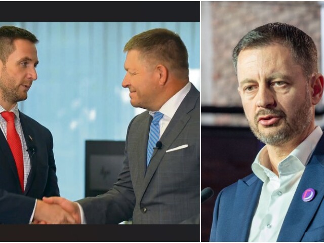 Robert Fico, Milan Uhrík, Eduard Heger