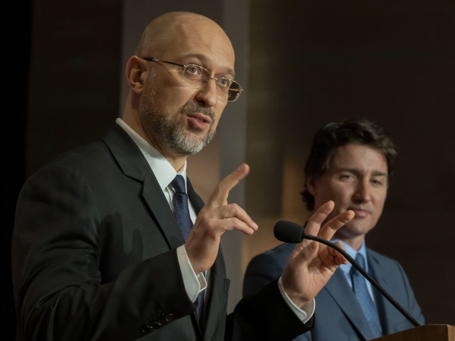Kanada, Ukrajina, Denys Šmyhaľ, Justin Trudeau