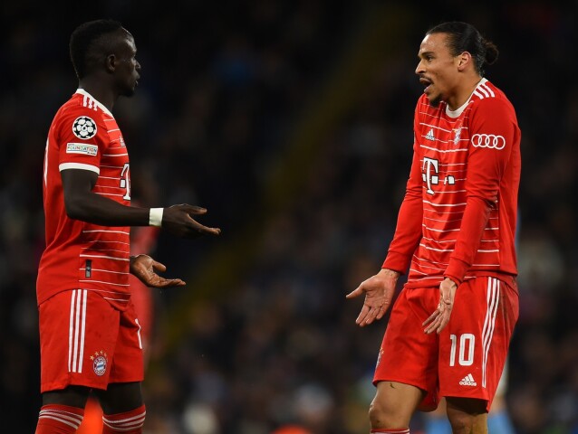 Leroy Sané a Sadio Mané.
