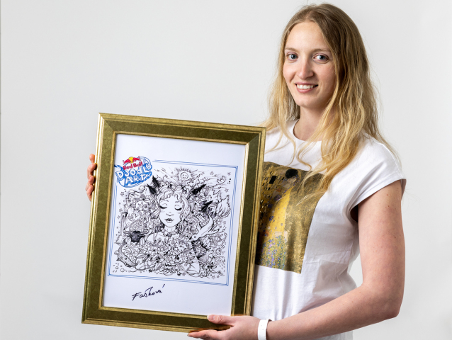 Red Bull Doodle Art 2023 Andrea FAšková