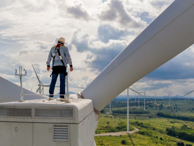 veterná turbína, vietor, energia, elektrina
