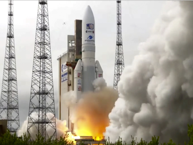 raketa vesmírna ariane Kourou