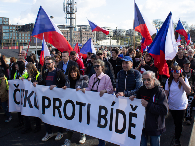 ČR, Praha, demonštrácia protivládna