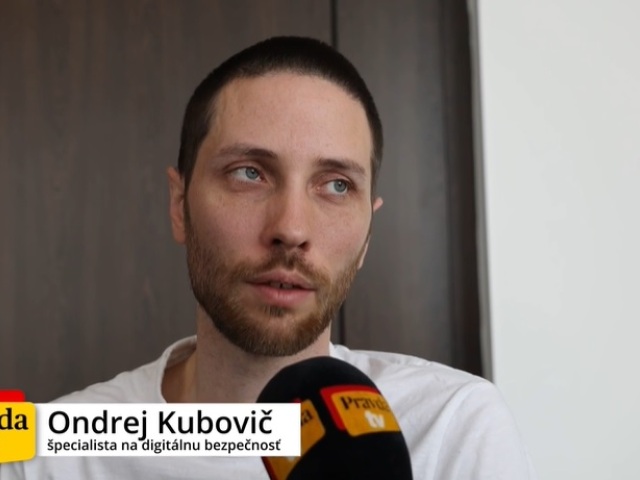 Odborník Esetu Ondrej Kubovič.